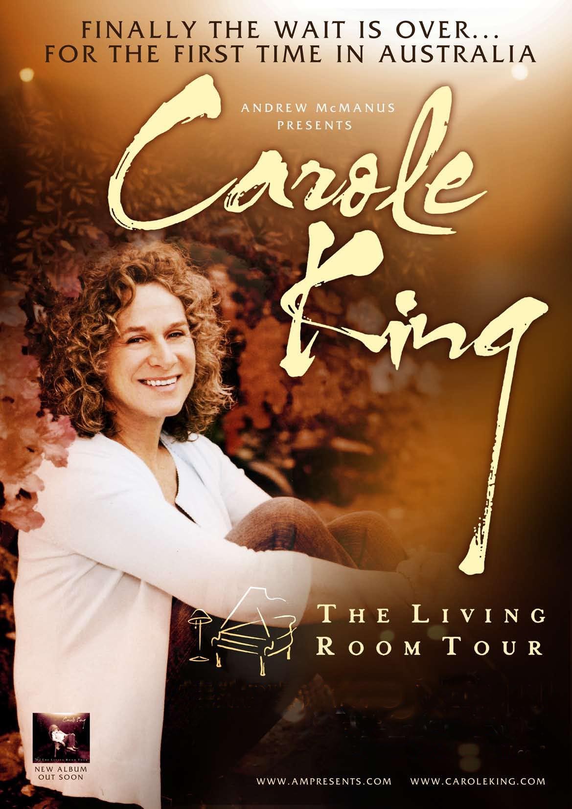 Carole King's The 'Living Room Tour' Receives Rave Reviews Down Under