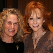 Carole and Reba smile for the camera. Photo by Glenn Sweiter