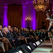 Gloria Estefan performs during a concert honoring singer-songwriter Carole King in the East Room of the White House, May 22, 2013. President Barack Obama presented King with the 2013 Library of Congress Gershwin Prize for Popular Song during the event, which was part of the “In Performance at the White House” series.  “Carole King: The Library of Congress Gershwin Prize In Performance at the White House” premieres Tuesday, May 28 at 8 p.m. ET on PBS stations nationwide. Photo credit: White House Photo by Pe
