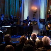  James Taylor & Billy Joel perform during a concert honoring Carole King  in the East Room of the White House, May 22, 2013. President Barack Obama presented King with the 2013 Library of Congress Gershwin Prize for Popular Song. “Carole King: The Library of Congress Gershwin Prize In Performance at the White House”  can be viewed on pbs.org . Photo credit: White House Photo by David Lienemann.