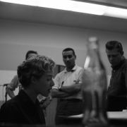 Carole  in Studio B of the RCA Studio in New York City 1959.    Photos Courtesy of Sony Music Entertainment Archive     