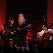 Tanglewood - James Taylor, Lee Sklar and special guest Yo-Yo Ma. Photo by Elissa Kline