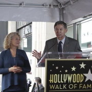 Carole with with Leron Gubler, President of Hollywood Chamber of Commerce. Photo by Elissa Kline